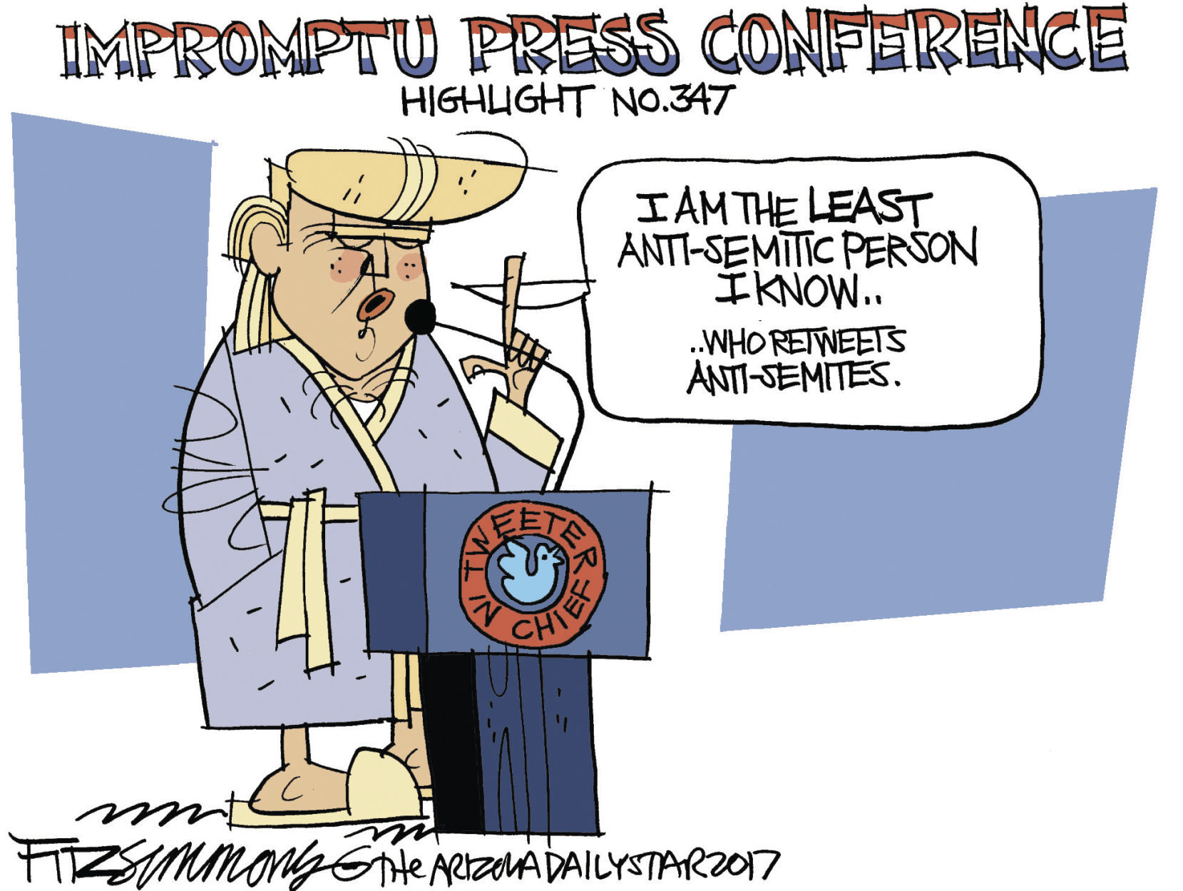 Daily Fitz Cartoon: Meltdown